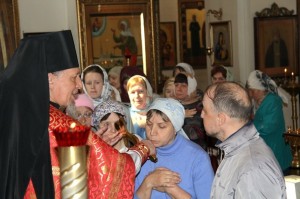 В день памяти жен-мироносиц Игумен Нестор(Болков ) совершил Божественную Литургию в Богоявленском мужском монастыре в городе Челябинске.