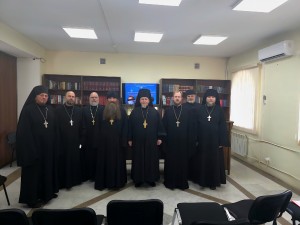 25  июня 2025 года в Богоявленском епархиальном мужском монастыре  прошло  собрание с духовенством Монастырского благочиния.