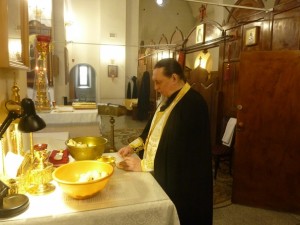 В канун Недели 7-й по Пасхе Игумен Нестор (Болков ) совершил всенощное бдение в Богоявленском мужском монастыре.