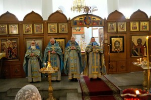 В праздник Покрова Пресвятой Богородицы Игумен Нестор (Болков) совершил Божественную Литургию., 