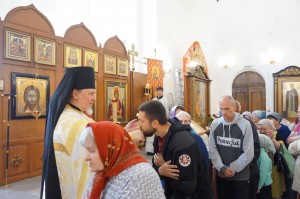 7 июня 2025 года, в Троицкую родительскую субботу, Игумен Нестор (Болков ) совершил Божественную Литургию и Великую панихиду в Богоявленском епархиальном мужском монастыре города Челябинска., 