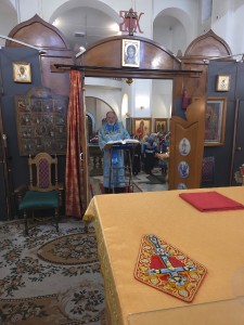 В праздник Покрова Пресвятой Богородицы Игумен Нестор (Болков) совершил Божественную Литургию., 