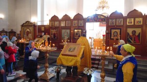 Воскресное Богослужение в храме монастыря 15.10.2017, 