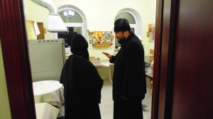 Комиссия Синодального отдела по монастырям и монашеству посетила Богоявленский мужской монастырь., 