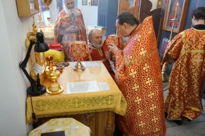 В Богоявленском епархиальном мужском монастыре города Челябинска совершили Божественную Литургию., 