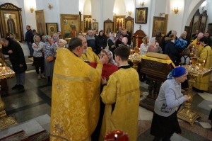 28 декабря 2025 года Игумен Нестор (Болков ) возглавил Воскресную Божественную Литургию в Богоявленском епархиальном мужском монастыре., 