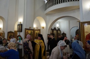 21 июня 2025 года, в канун Недели 2-ой по Пятидесятнице, Всех святых, в земле Русской просиявших, Игумен Нестор (Болков) совершил всенощное бдение с литией в Богоявленском епархиальном мужском монастыре города Челябинска., 