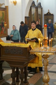 В канун Недели 19-й по Пятидесятнице и памяти Апостола Фомы, Игумен Нестор (Болков) совершил всенощное бдение в Богоявленской обители., 