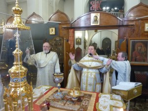 В Богоявленском епархиальном мужском монастыре совершили Божественную Литургию в день великого праздника Обрезания Господне.1, 