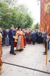 В Недели 6-ю по Пасхе Игумен Нестор (Болков ) совершил Божественную Литургию в Богоявленском епархиальном мужском монастыре., 