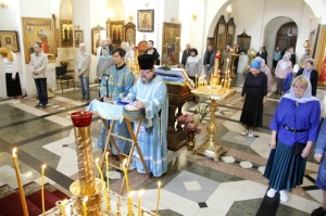 В Праздник Рождества Пресвятой Богородицы Игумен Нестор (Болков ) совершил Божественную Литургию в Богоявленском мужском монастыре города Челябинска., 