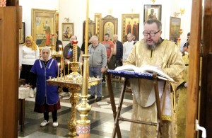 В Богоявленском епархиальном мужском монастыре города  Челябинска совершили  Божественную Литургию., 