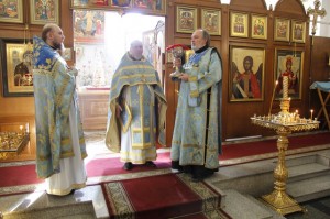 В Праздник Рождества Пресвятой Богородицы Игумен Нестор (Болков ) совершил Божественную Литургию в Богоявленском мужском монастыре города Челябинска., 