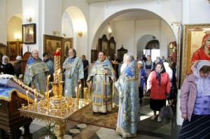 В Праздник Рождества Пресвятой Богородицы Игумен Нестор (Болков ) совершил Божественную Литургию в Богоявленском мужском монастыре города Челябинска., 