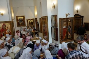 29 мая 2025 года,в двунадесятый праздник Вознесения Господня Игумен Нестор (Болков ) совершил Божественную Литургию святителя Иоанна Златоуста в Богоявленском епархиальном мужском монастыре города Челябинска., 