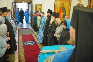 7 февраля 2026 года , митрополит Челябинский и Миасский Алексий совершил  Божественную литургию в Богоявленском мужском монастыре  Челябинска., 