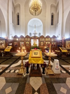 В Богоявленском епархиальном мужском монастыре Игумен Нестор (Болков ) совершил Всенощное бдение с литией., 