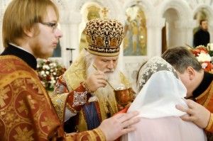 12 октября 2025 года Игумен Нестор(Болков) принял участие в Божественной Литургии в кафедральном соборе Рождества Христова., 