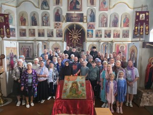 2 августа 2025 года, в день празднования памяти пророка Илии (IX век до Рождества Христова) и в субботу 8-й седмицы по Пятидесятнице, Игумен Нестор (Болков ) совершил Божественную Литургию в Храме Святого Пророка Илии с. Клеопино Каслинского района.