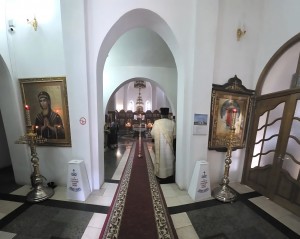 В канун Недели 7-й по Пасхе, Игумен Нестор (Болков) возглавил всенощное бдение в Богоявленском мужском монастыре Челябинска.
