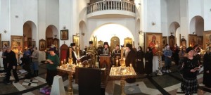 25 февраля 2026 года, в третий день Великого поста, игумен Нестор(Болков) с братией святой обители совершил великое повечерие с чтением Великого покаянного канона преподобного Андрея Критского в Богоявленском мужском монастыре г. Челябинска.