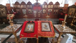 В праздник Преполовения Пятидесятницы Игумен Нестор (Болков) совершил Литургию в Богоявленском мужском монастыре Челябинска., 