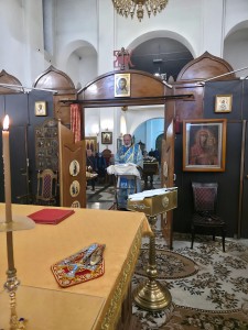 В праздник Покрова в Богоявленском мужском монастыре совершили Божественную Литургию., 