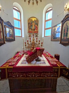 В праздник Преполовения Пятидесятницы Игумен Нестор (Болков) совершил Литургию в Богоявленском мужском монастыре Челябинска., 