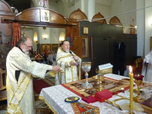 В Богоявленском мужском монастыре города Челябинска совершили Божественную Литургию., 
