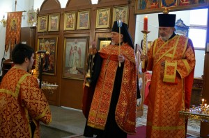 В канун Недели 5-й по Пасхе, о самаряныне, Игумен Нестор (Болков) совершил всенощное бдение в Богоявленском мужском монастыре Челябинска., 