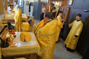 В Неделю 4-ю по Пятидесятнице, Игумен Нестор (Болков) возглавил Литургию в Богоявленском  мужском монастыре городаЧелябинска., 