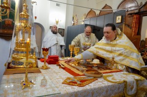 В Крещенский Сочельник Игумен Нестор (Болков ) возглавил Божественную Литургию в Богоявленском мужском монастыре., 