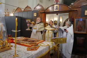 В Богоявленском мужском монастыре города Челябинска совершили Божественную Литургию., 