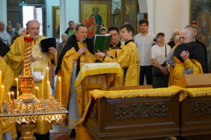 В Неделю 2-ю по Пятидесятнице,  Игумен Нестор (Болков ) возглавил Литургию в Богоявленском мужском монастыре Челябинска., 