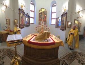 16 ноября 2025 года,в Неделю 23-ю по Пятидесятнице , Игумен Нестор (Болков ) настоятель Богоявленского мужского монастыря города Челябинска с клириками святой обители , совершил Божественную Литургию святителя Иоанна Златоустого в Богоявленском мужском мо, 