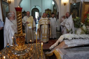 В праздник Вознесения Господня Игумен Нестор (Болков) возглавил Литургию в Богоявленском мужском монастыре  Челябинска., 