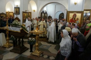 В Богоявленском мужском монастыре  совершили   Божественную Литургию  в  день двунадесятого праздника  Крещение Господа Бога и Спаса нашего Иисуса Христа. , 