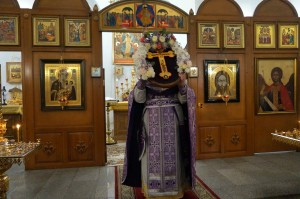 ​​​​​​​В канун праздника Воздвижения Честного и Животворящего Креста Господня, в Богоявленском мужском монастыре совершили всенощное бдение., 