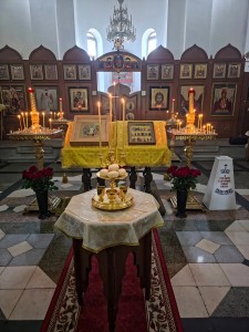 В канун Недели 2-й по Пятидесятнице,  Игумен Нестор (Болков ) возглавил всенощное бдение в Богоявленском мужском монастыре Челябинска., 