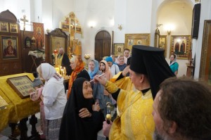В канун Недели 2-й по Пятидесятнице,  Игумен Нестор (Болков ) возглавил всенощное бдение в Богоявленском мужском монастыре Челябинска., 