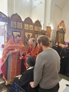 Игумен Нестор (Болков ) совершил Литургию в  Богоявленском мужском монастыре Челябинска., 