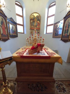 В Богоявленском епархиальном мужском монастыре города Челябинска совершили Божественную Литургию., 
