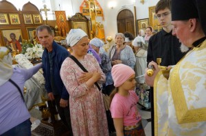 В канун Недели 7-й по Пасхе, Игумен Нестор (Болков) возглавил всенощное бдение в Богоявленском мужском монастыре Челябинска., 