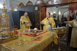 16 ноября 2025 года,в Неделю 23-ю по Пятидесятнице , Игумен Нестор (Болков ) настоятель Богоявленского мужского монастыря города Челябинска с клириками святой обители , совершил Божественную Литургию святителя Иоанна Златоустого в Богоявленском мужском мо, 