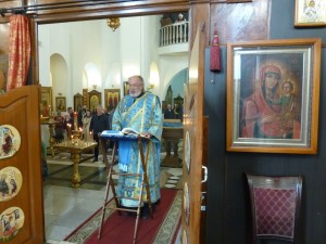 В Богоявленском мужском монастыре города Челябинска совершили Божественную Литургию., 