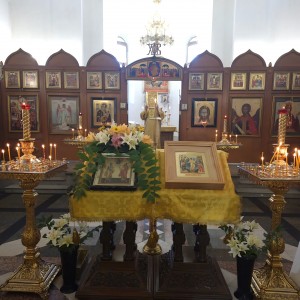 В канун празднования памяти первоверховных апостолов Петра и Павла  в Богоявленском мужском монастыре Челябинска совершили всенощное бдение с литией., 