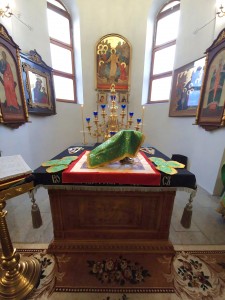 В Неделю ваий ( Вербное воскресенье) Игумен Нестор (Болков ) возглавил Литургию в Богоявленском мужском монастыре города Челябинска., 