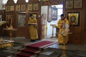 В канун Недели 2-й по Пятидесятнице,  Игумен Нестор (Болков ) возглавил всенощное бдение в Богоявленском мужском монастыре Челябинска., 