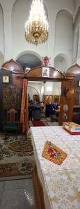 В Богоявленском епархиальном мужском монастыре города Челябинска совершили Божественную Литургию., 