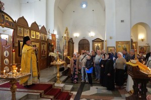 В Богоявленском  мужском монастыре Челябинска совершили Божественную Литургию., 